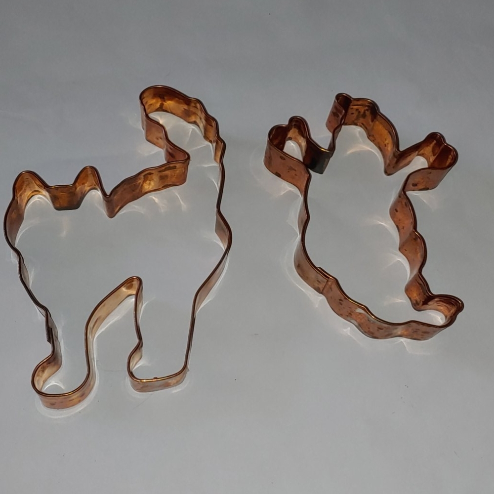 NEW Copper Cat & Ghost Cookie Cut…